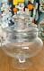 Vintage Glass Apothecary Jar Huge Biscuit Candy Counter Store Display Terrarium