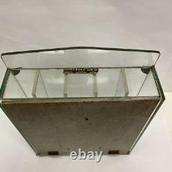 Vintage Glass Counter Store Display Case Shelf, Film Gum