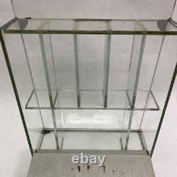 Vintage Glass Counter Store Display Case Shelf, Film Gum