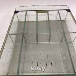 Vintage Glass Counter Store Display Case Shelf, Film Gum