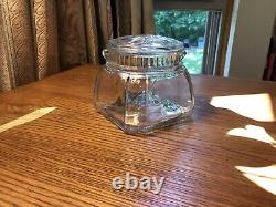 Vintage Glass Country Drug Store Counter Display Tobacco Jar