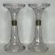 Vintage Glass Drugstore Shelf Risers Set Of 2 Soda Fountain 10.5 2 Piece