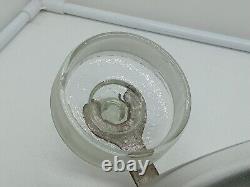 Vintage Glass Jar Candy Dish, MuMu, Argentina