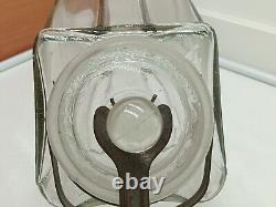 Vintage Glass Jar Candy Dish, MuMu, Argentina