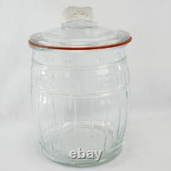 Vintage Glass Store Counter Display Peanuts Cookies Biscuits Italy