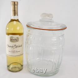 Vintage Glass Store Counter Display Peanuts Cookies Biscuits Italy