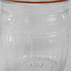 Vintage Glass Store Counter Display Peanuts Cookies Biscuits Italy