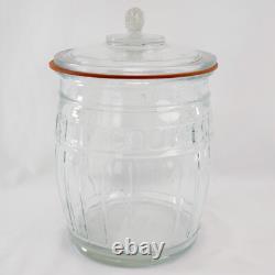 Vintage Glass Store Counter Display Peanuts Cookies Biscuits Italy