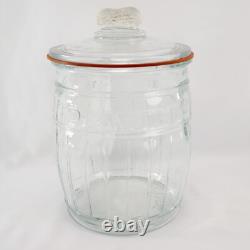 Vintage Glass Store Counter Display Peanuts Cookies Biscuits Italy