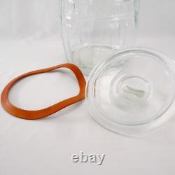 Vintage Glass Store Counter Display Peanuts Cookies Biscuits Italy