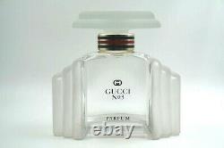 Vintage Gucci No 3 LARGE Glass Perfume Bottle Store Display