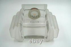 Vintage Gucci No 3 LARGE Glass Perfume Bottle Store Display