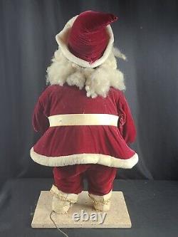 Vintage HAROLD GALE Christmas Mechanical Santa Claus Store Display Animated