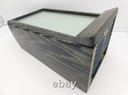 Vintage Hadley Wrist Watch Band Store Storefront Display Cabinet Case Glass Top