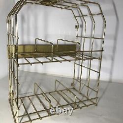 Vintage Hennessy Cognac Store Counter display Stand bottle Wire Rack Plexiglass