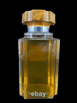 Vintage Hermes Paris Equipage Ad Store Display Glass Bakelite Perfume Bottle