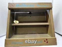 Vintage Hesbro's Watch Display Case Countertop Glass & Shelves 17.5w X 15.5h