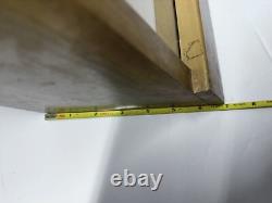 Vintage Hesbro's Watch Display Case Countertop Glass & Shelves 17.5w X 15.5h