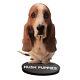 Vintage Hush Puppies Brand Shoes Store Sign Plexiglass Display Standee