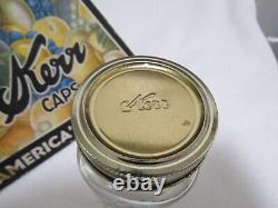 Vintage Kerr Pint Canning Jars, Caps & Lids Store Display