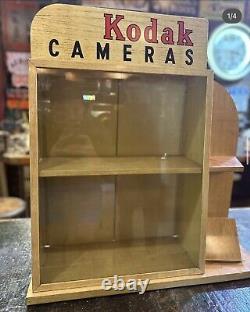 Vintage Kodak Store Display! All Tin! Basically Never Used! Original Glass