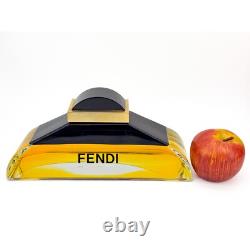 Vintage LARGE Vintage FENDI Factice STORE DISPLAY Perfume Glass Bottle READ