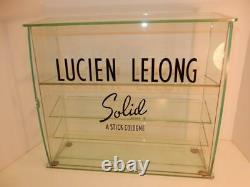 Vintage LUCIEN LELONG PERFUME 1930s ORIGINAL STORE DISPLAY GLASS CASE ART DECO