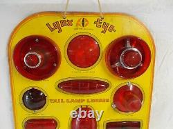 Vintage LYNX EYE Rear Lamp Tail Light Display Board
