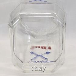 Vintage Lance Cracker Glass Jar Retail Store Display Advertising Logo