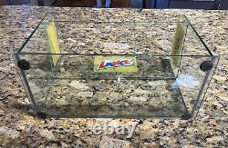 Vintage Lance Glass Display Shelf Rack Cracker Store Original Decals Shelves Jar