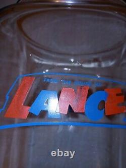 Vintage Large 13 Glass Lance Store Display Jar