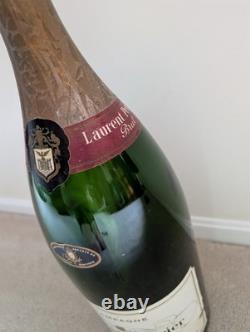 Vintage Laurent Perrier Giant Store Display Glass Wine Bottle Empty 25 Vintage Laurent Perrier Giant Store Display Glass Wine Bottle Empty 25
