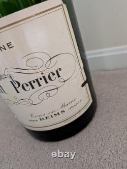 Vintage Laurent Perrier Giant Store Display Glass Wine Bottle Empty 25