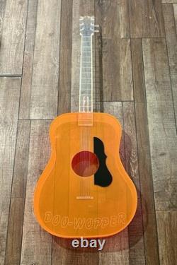 Vintage Lucite Guitar Store Display DOO-WOPPER Music Record Shop Advertising