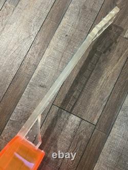 Vintage Lucite Guitar Store Display DOO-WOPPER Music Record Shop Advertising