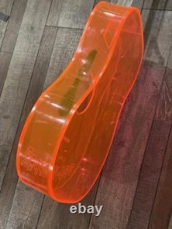 Vintage Lucite Guitar Store Display DOO-WOPPER Music Record Shop Advertising