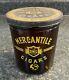 Vintage Mercantile Cigars Tobacco Amber Glass Jar Country Store Counter Display