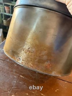 Vintage Marshmallow Tin Collins Double Fluff Rare Store Display with Glass Lid