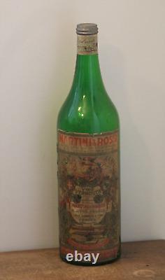 Vintage Martini & Rossi Vermouth Large Store Advertising Display Glass Bottle