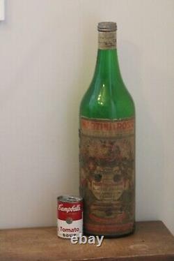 Vintage Martini & Rossi Vermouth Large Store Advertising Display Glass Bottle