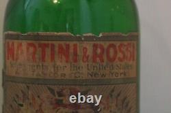 Vintage Martini & Rossi Vermouth Large Store Advertising Display Glass Bottle