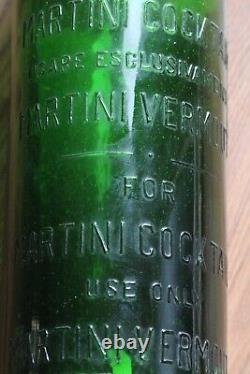 Vintage Martini & Rossi Vermouth Large Store Advertising Display Glass Bottle