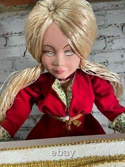 Vintage Mechanical Animatronic Christmas Store Window Display Young Girl toy Che