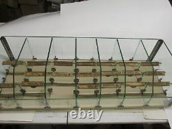 Vintage Morrow Brake Bicycle Glass Counter Top Store Display Rack Shelf