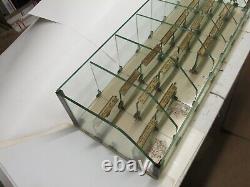 Vintage Morrow Brake Bicycle Glass Counter Top Store Display Rack Shelf