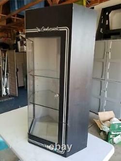 Vintage Mr. Goodwrench GM Shop Display Cabinet With Glass Shelves 40 x 24 x 18