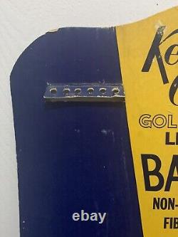 Vintage Music Store Display Ken Glass Baton Golden Rod Cardboard Advertising