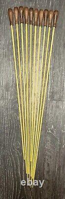 Vintage Music Store Display Ken Glass Baton Golden Rod Cardboard Advertising