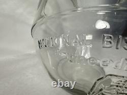 Vintage NATIONAL BISCUIT CO Glass Jar COUNTERTOP Store Display UNEEDA 10 NICE