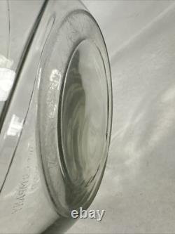 Vintage NATIONAL BISCUIT CO Glass Jar COUNTERTOP Store Display UNEEDA 10 NICE